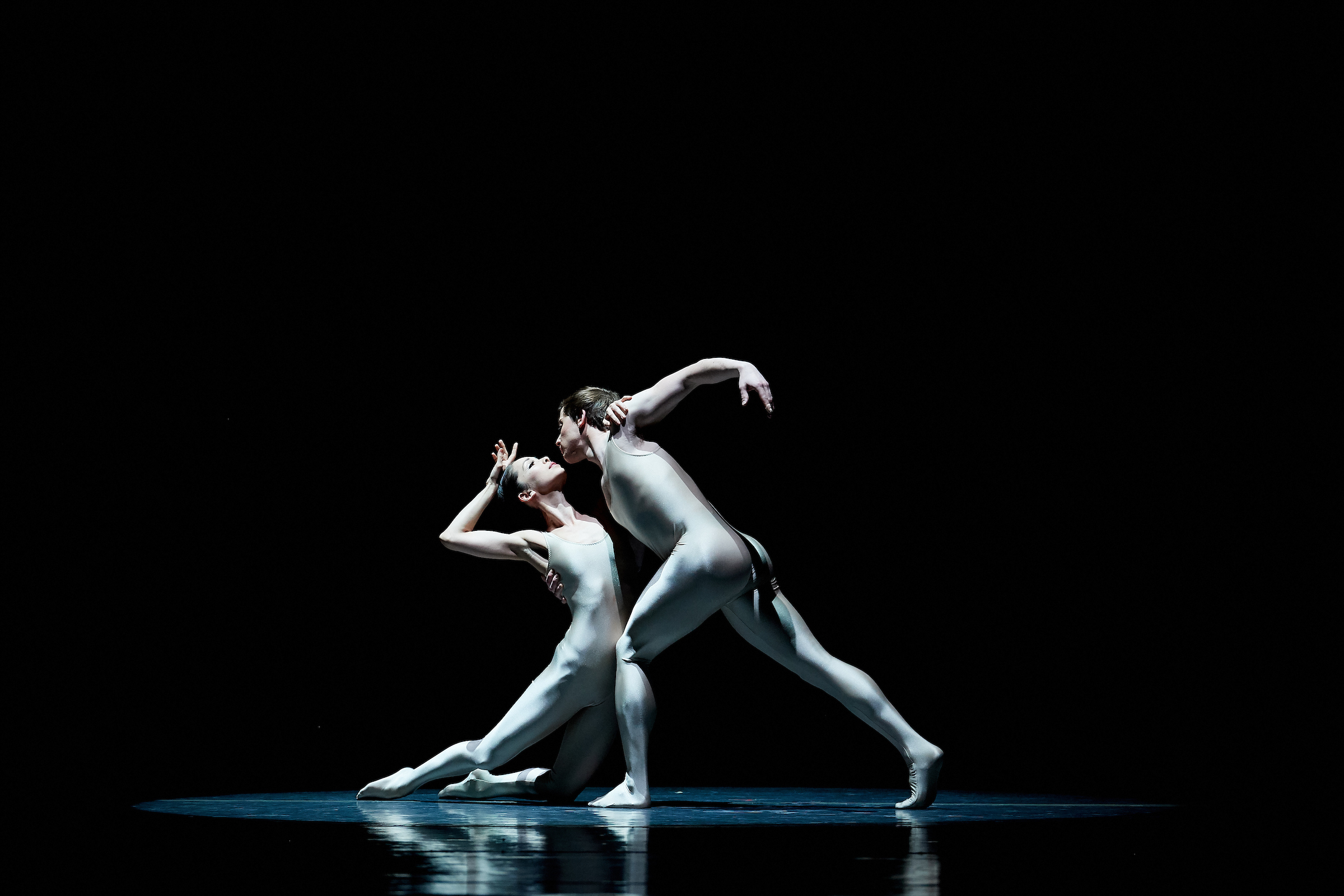 Corina Gill and Isaac Akiba in Leonid Yakobson's Rodin; photo by Rachel Neville Photography; courtesy of Boston Ballet