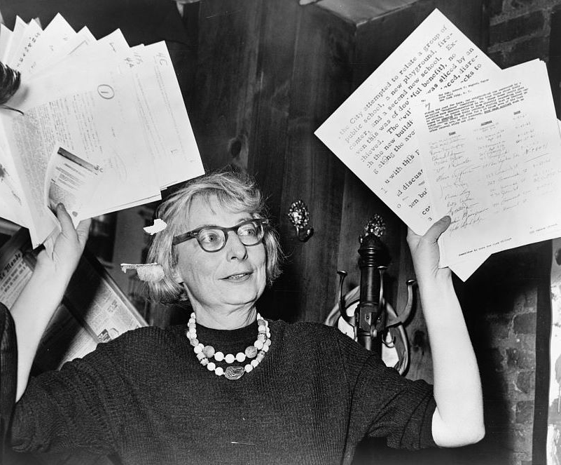 Jane Jacobs, a NYC activist who died in 2006, argued that economic and social diversity creates stronger and more successful neighborhoods. Photo via Wikimedia Commons