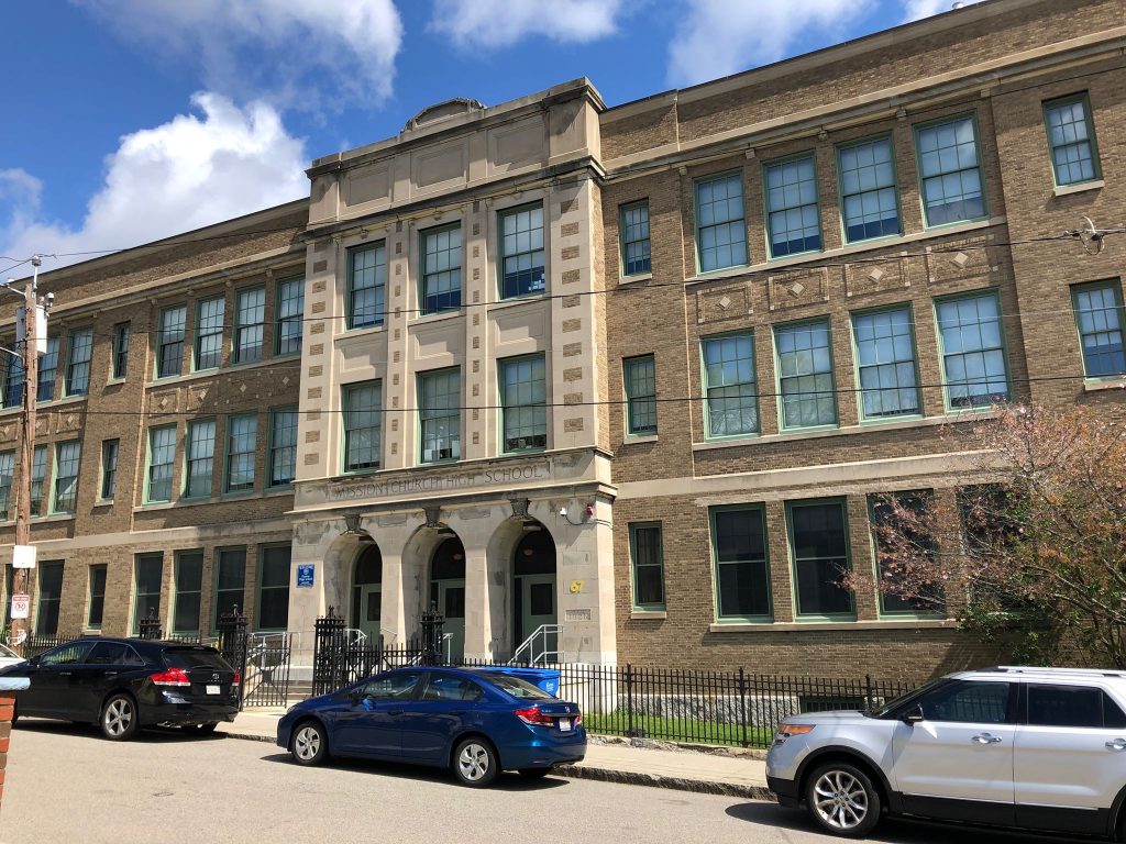 Despite the lack of state policy, Boston Public Schools require comprehensive, LGBT-inclusive sex ed to be taught in classrooms. Fenway High School. Photo by Eileen O'Grady.