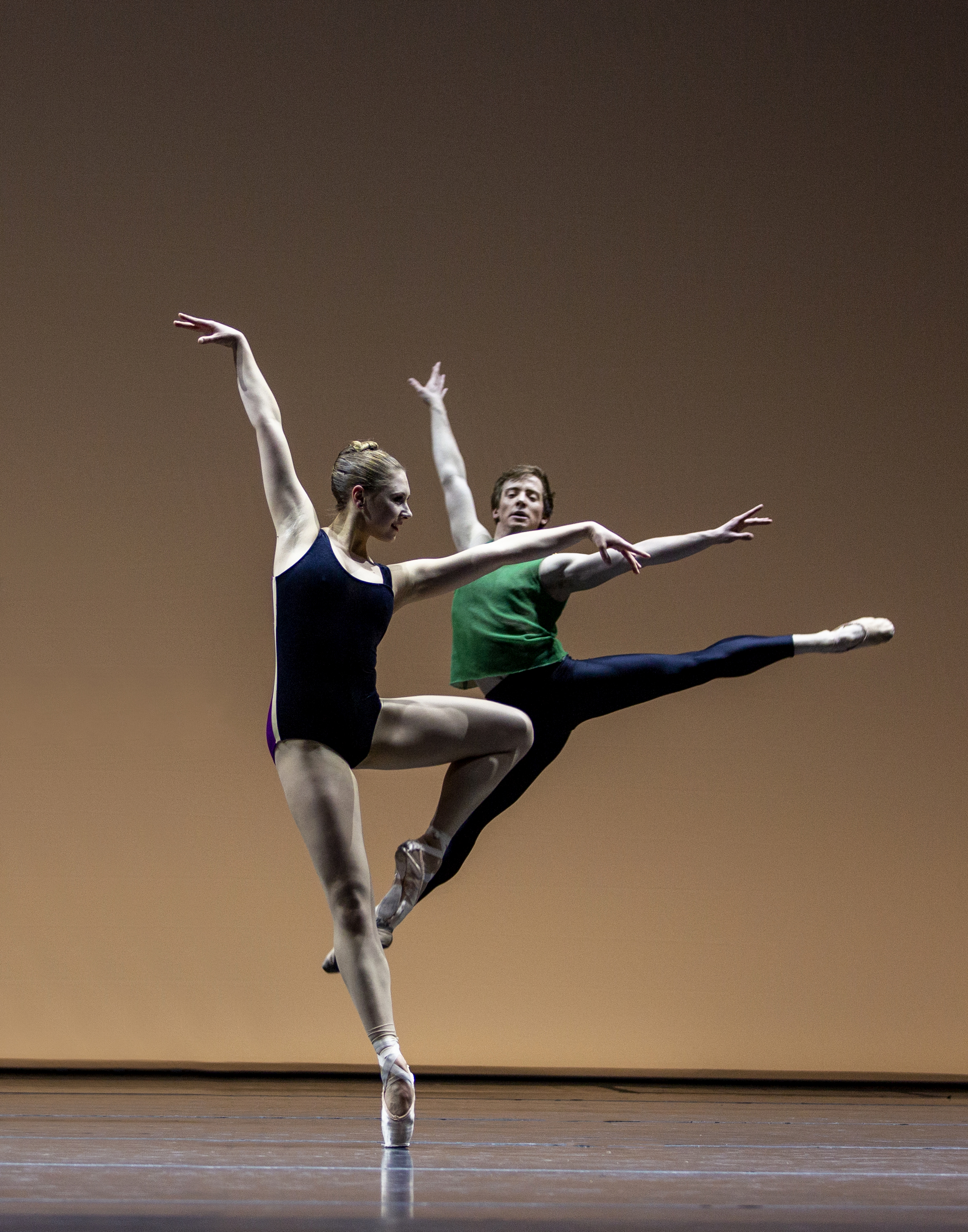 Lauren Herfindahl and Isaac Akiba in William Forsythe's Pas/Parts 2018; photo by Angela Sterling; courtesy of Boston Ballet