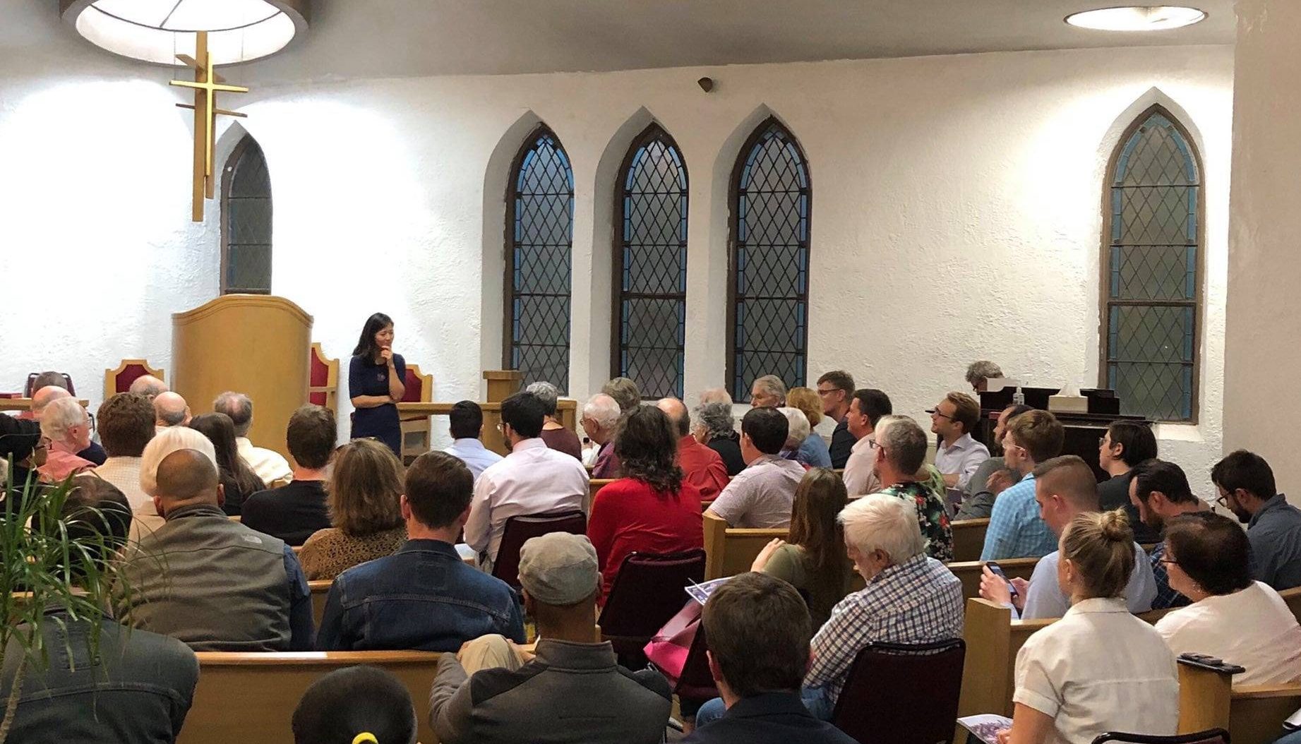 The first of many listening sessions for Wu’s plan to abolish the BPDA took place on Oct. 7 in East Boston. Photo courtesy of Wu’s Facebook page.