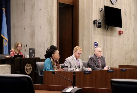 Councilors Kim Janey, Matt OMalley and Ed Flynn led the hearing on public health disparities in Boston communities of color