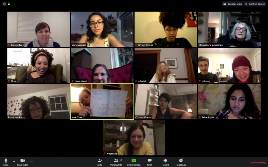 Women joined the first virtual recipe exchange via Zoom from their homes in the U.S., Ecuador and India.