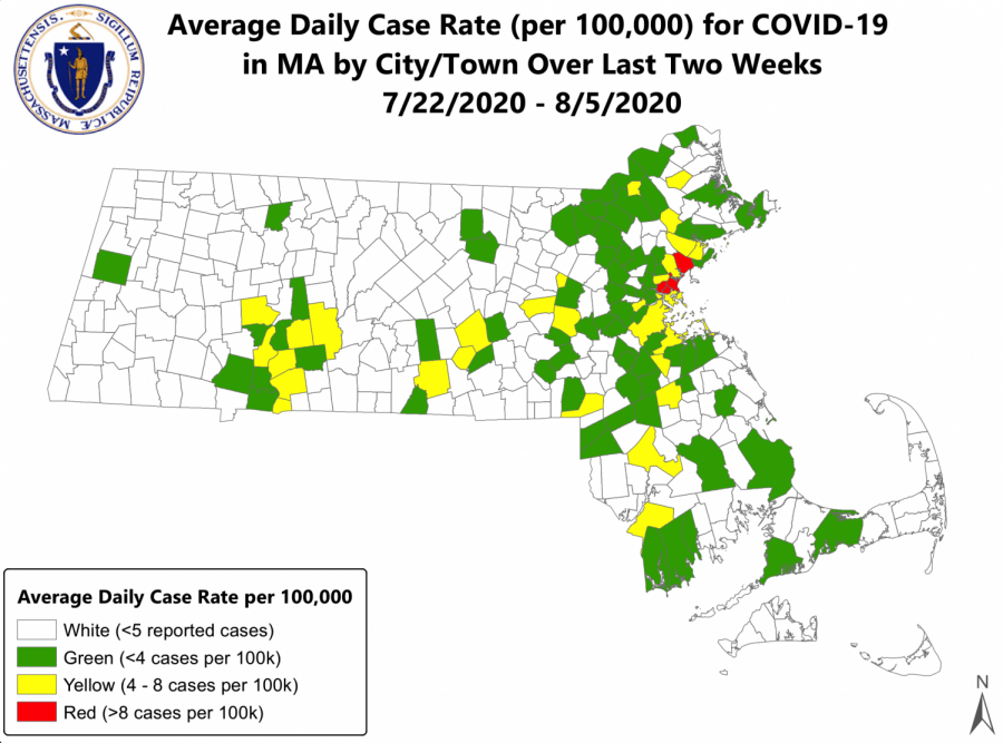 New state map of high, moderate, and low risk communities for COVID-19