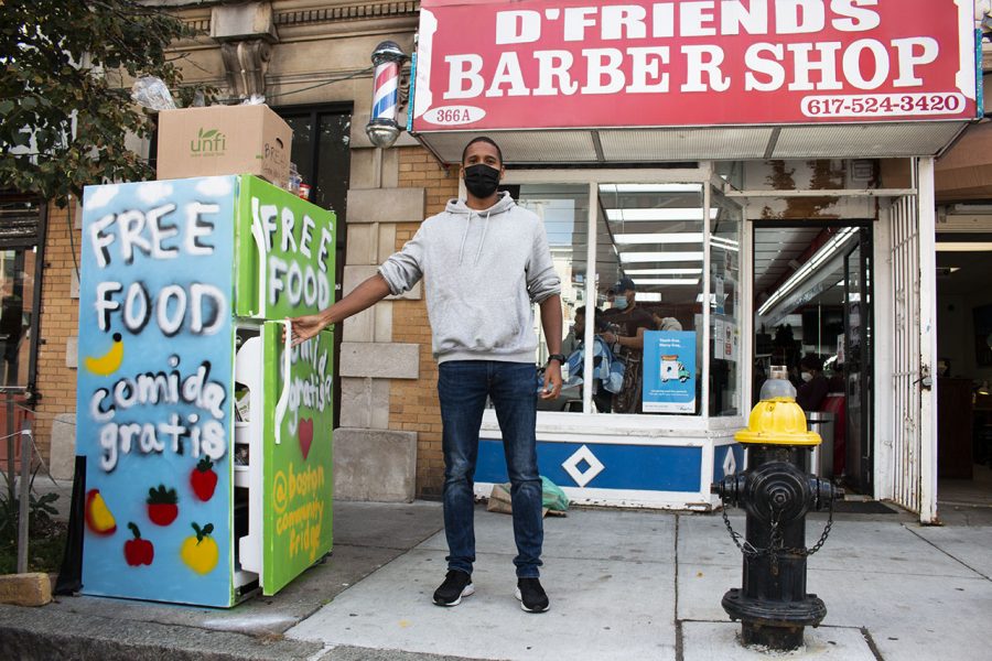 Josiel Gonzalez, 27, one of the main organizers for the JP fridge, said he is proud of what can be accomplished when community members come together — especially during the pandemic. Inspired by the rapid spread of community fridges in New York City, Gonzalez and his friends were motivated to see if something similar could take root in Boston.