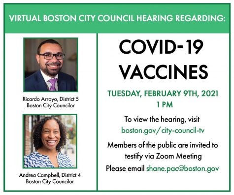City council hearing to discuss strategies that will ensure the COVID-19 vaccine is equitably distributed, especially to communities who are hardest hit.