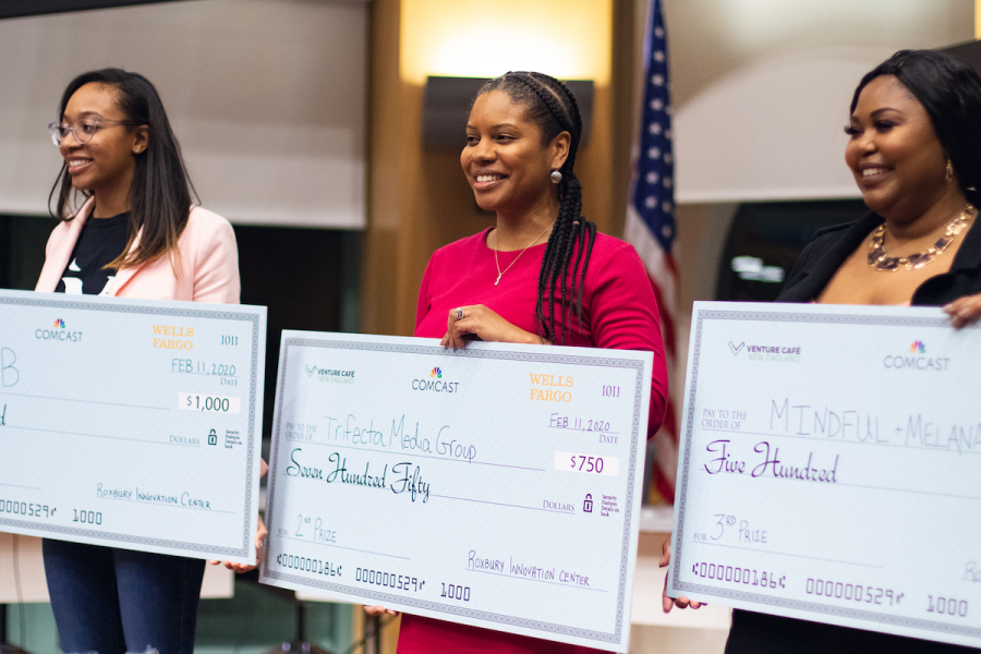 Roxbury Innovation Center Pitch Night winners.