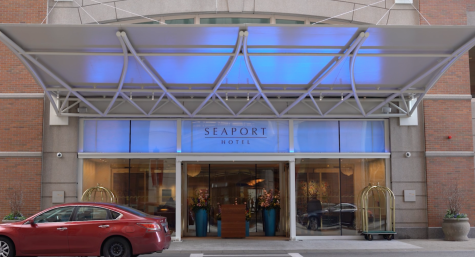 Screengrab of the Seaport Hotel in the Seaport, Boston.