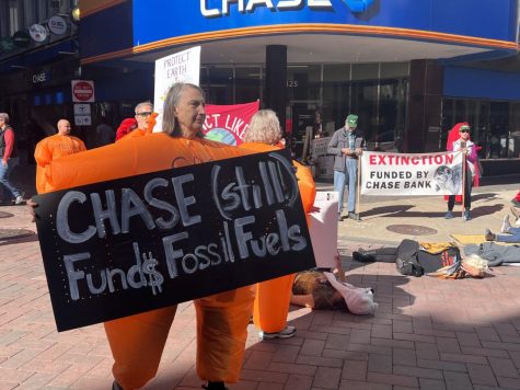 Bad Blood and Big Banks: Climate Activists Protest Chase Bank’s Continued Funding of Fossil Fuel with an “Animal Die-In”