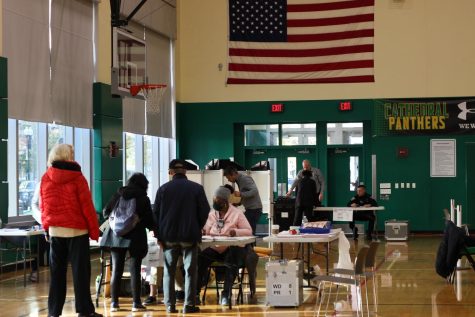 Thousands of voters headed to high schools, libraries, museums, and gyms to carry out their civic duty. 