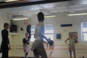 Ballerinas at a rehearsal at Tony Williams Dance Center in Boston on March 24, 2024. 