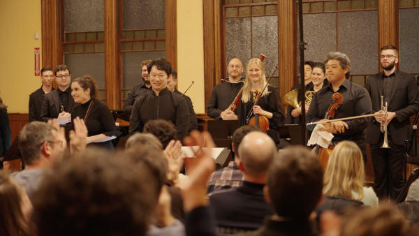 Boston Annex Players completes its debut concert at First Church in Jamaica Plain. 