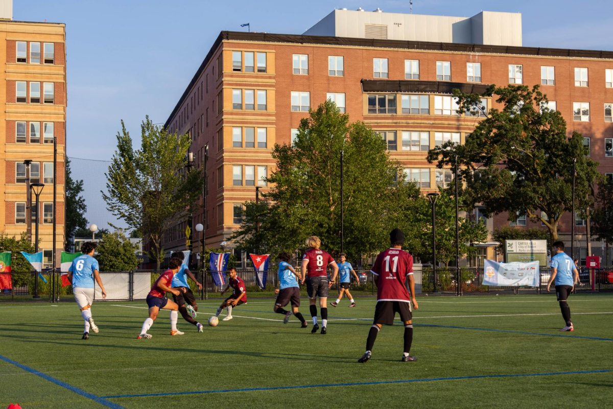 Team Portugal and Team Guatemala face of on July 28 in the Boston Unity Cup soccer tournament.