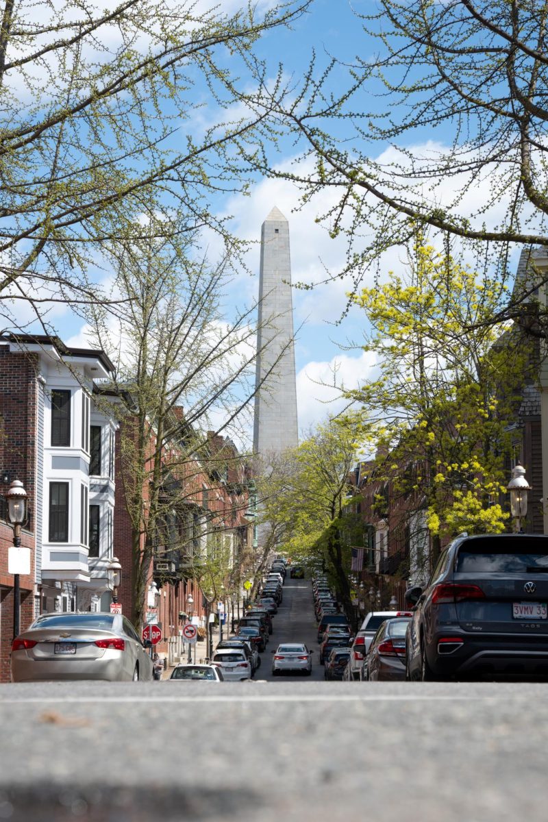 A view of the Bunker Hill Monument from Charlestown.